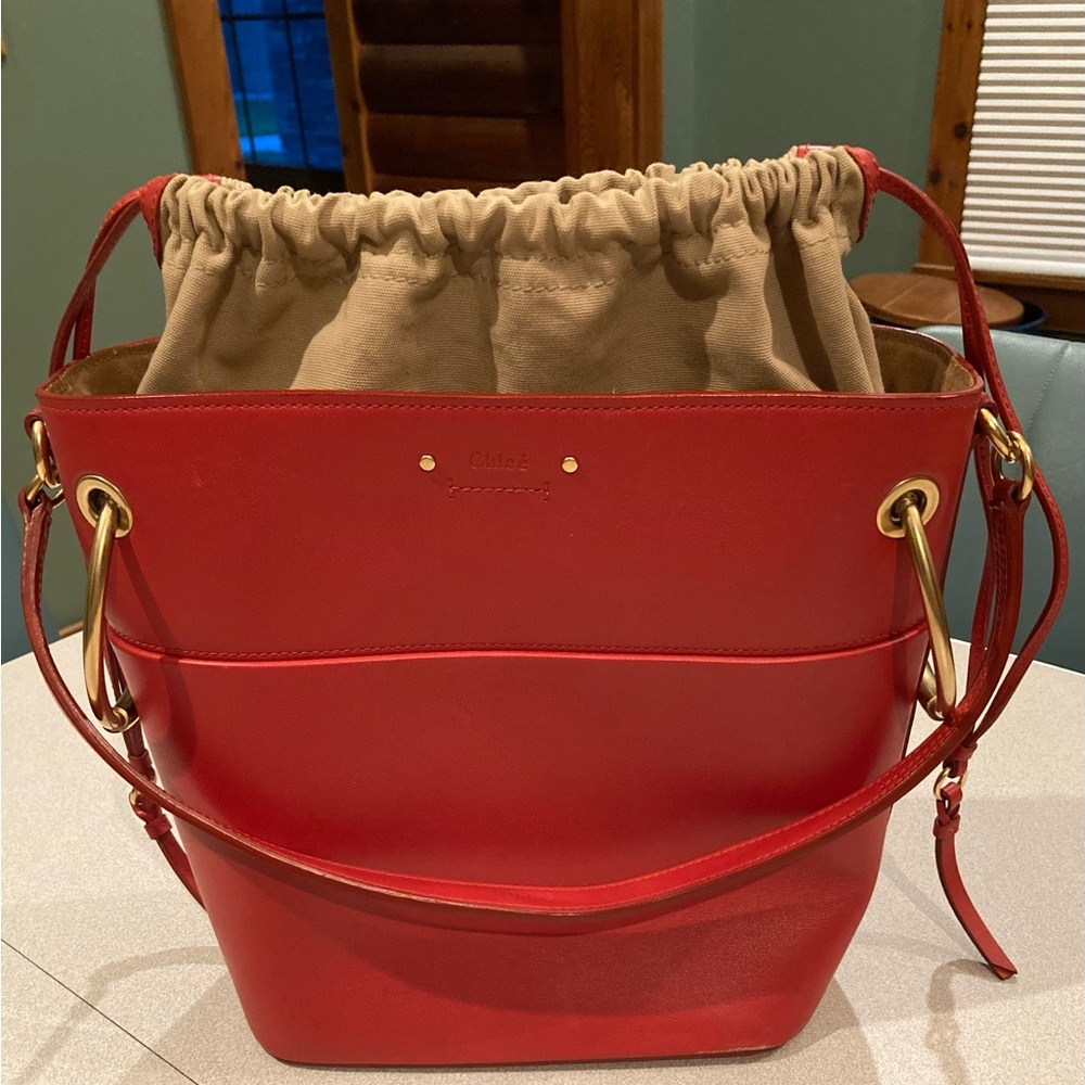 Chloe Roy Red Shoulder Bag.
